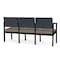 Lesro Lenox 3 Seat Tandem Seating W/ No Center Arms, 64.5 in W 24.5 in L 32 in H LS3101 - alternate 3